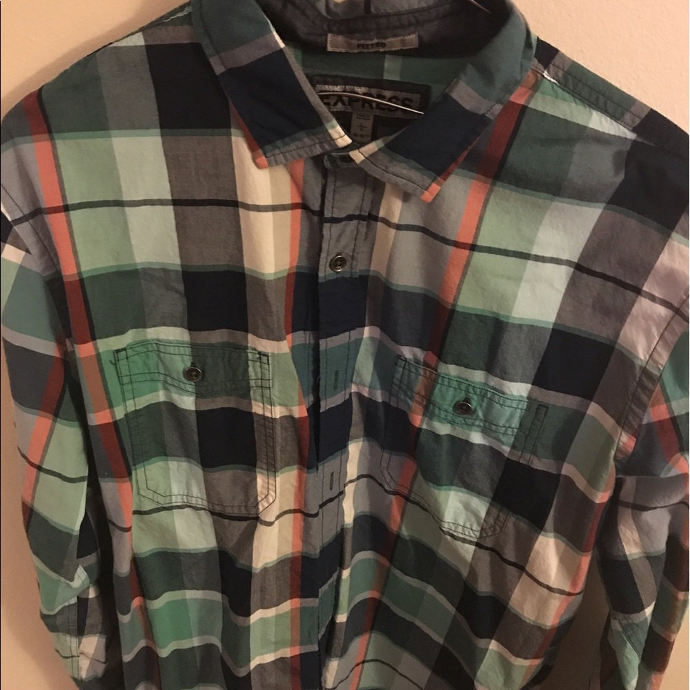 Express Long Sleeve Button Down
